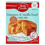Betty Crocker Van & Cinnamon Swirl Cake 450G