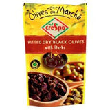 Crespo Dry Black Olives With Herbs 70G