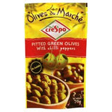 Crespo Olives With Chilli Pepper 70G