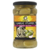 Gaea Green Olives Stuffed With Garlic 295G