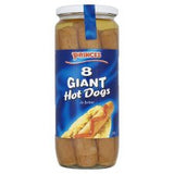 Princes 8 Giant Hot Dogs In Brine 1030G