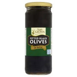 Sun Grown Pitted Black Olives 450G