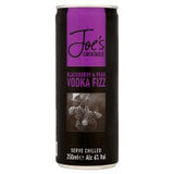 Joe's Blackberry & Pear Vodka Fizz 250Ml