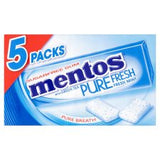 Mentos Gum Pure Fresh Peppermint 5Pk 65G