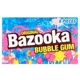 Bazooka Bubble Gum Chunks 6Pkx6g