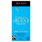 Green & Black's Milk Chocolate With Sea Salt 100G