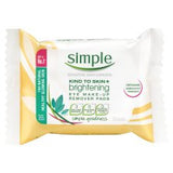 Simple Radiance Eye Make Up Remover Pads30pc