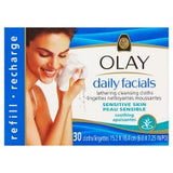 Olay Daily Facial Cloths Sensitive 30'S