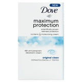 Dove Maximum Protection Original Clean Cream Antiperspirant Deodorant 45Ml