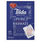 Tilda Cook In Bag Basmati Rice 4 X 125G