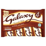 Galaxy Chocolate Bar 4 Pack 184G