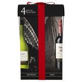 Wines Of The World Gift Pack 4 X 187.5Ml