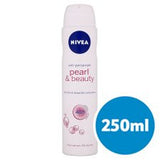 Nivea For Women Pearl & Beauty Antiperspirant Deodorant 250Ml
