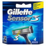Gillette Sensor 3 Cartridges 4'S