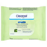Clearasil Daily Clear Vitamins Extra Wipes 25