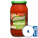 Dolmio Meatball Tomato & Vegetable Sauce 500G