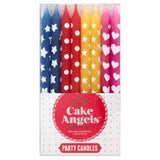 Cake Angels Spot Hearts Stars Party Candles