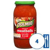 Dolmio Meatball Sauce Tomato & Basil 500G