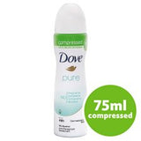 Dove Pure Antiperspirant Deodorant Cpressed 75Ml