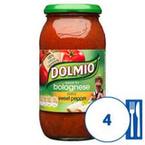 Dolmio Extra Sweet Pepper Sauce Bolognese 500G