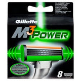 Gillette M3 Power Blades 8'S
