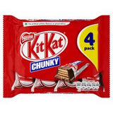 Nestle Kit Kat Chunky Milk 4 Pack 192G