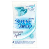 Gillette Simply Venus 2 Disposable Razor 4S