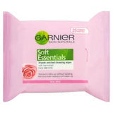 Garnier Skin Natural Clean & Soft Wipes 25'S