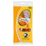 Bic 2 Sensitive Disposable Razor 10'S