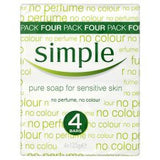 Simple Pure Soap 4X125g
