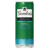 Gordons & Bitter Lemon 250Ml