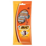 Bic 3 Sensitive Disposable Razor 4'S