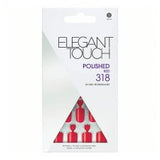 Elegant Touch Polished Nails Red 318