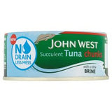 John West No Drain Tuna Steak In Brine 130G