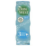 John West Limited No Drain Tuna Steaks In Brine 3X60g
