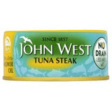 John West No Drain Tuna Steak In Oil 130G