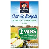 Quaker Oat So Simple Apple & Blueberry Porridge 10 X 36G