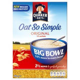 Quaker Oat So Simple Big Bowl Original Porridge10x38.5G