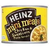 Heinz Mini Meals Chicken & Sweetcorn Pasta Spirals 200G