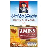 Quaker Oat So Simple Honey & Almond Porridge 10 X 33G