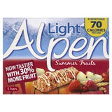 Alpen Light Summer Fruits Bars 5Pk 105G