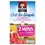 Quaker Oat So Simple Raspberry & Pomegranate Porridge 10 X 33.4G