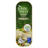 John West Foods Limited Steamed Mackerel Fillets Natural 110G