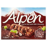 Alpen Fruit & Nut With Chocolate Cereal Bar 5X29g