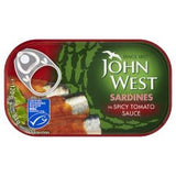 John West Sardines Spicy Tomato Sauce 120G