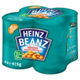 Heinz Baked Beans Reduced Sugar & Salt 4X415g