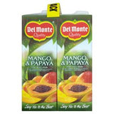 Del Monte Mango And Papaya Juice Drink 4 X 1 Litre